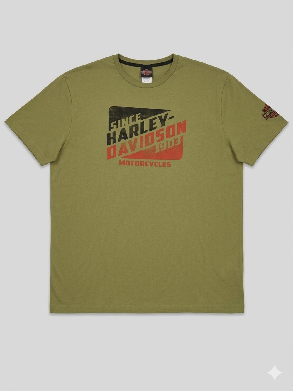 Men’s Harley-Davidson Men's Olive Graphic T-Shirt Size 5XL